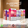 Nerd Fire 8000 Puffs Disposable Vape 2% Nicotine