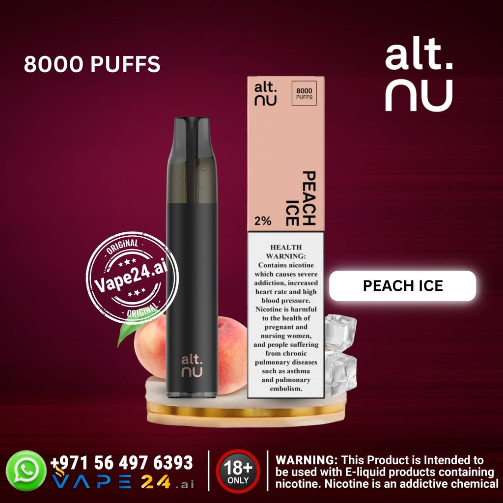 ALT NU 7 8000 Puffs Disposable Vape  2% in Dubai UAE