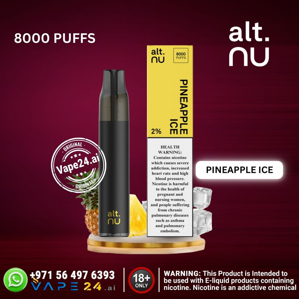 ALT NU 7 8000 Puffs Disposable Vape  2% in Dubai UAE