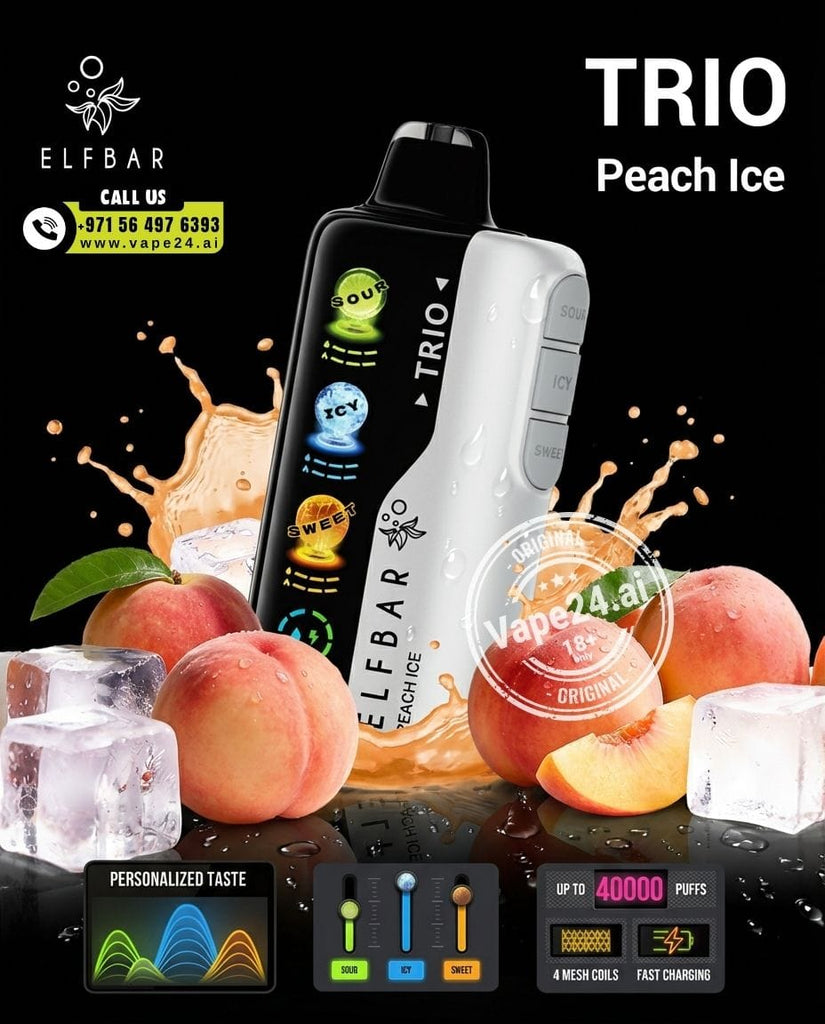 ELF BAR Trio 40K Disposable Vape 40000 Puffs – Custom Flavor Modes | Dubai UAE