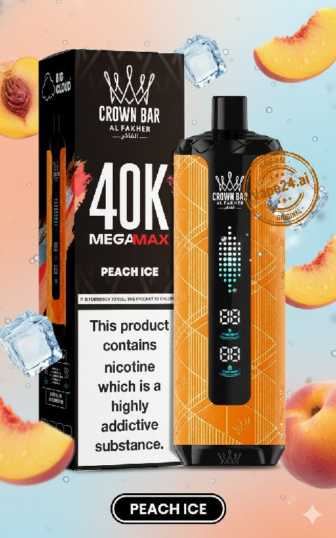 Al Fakher Crown Bar Mega Max 40k Puffs DTL Disposable Vape in Dubai