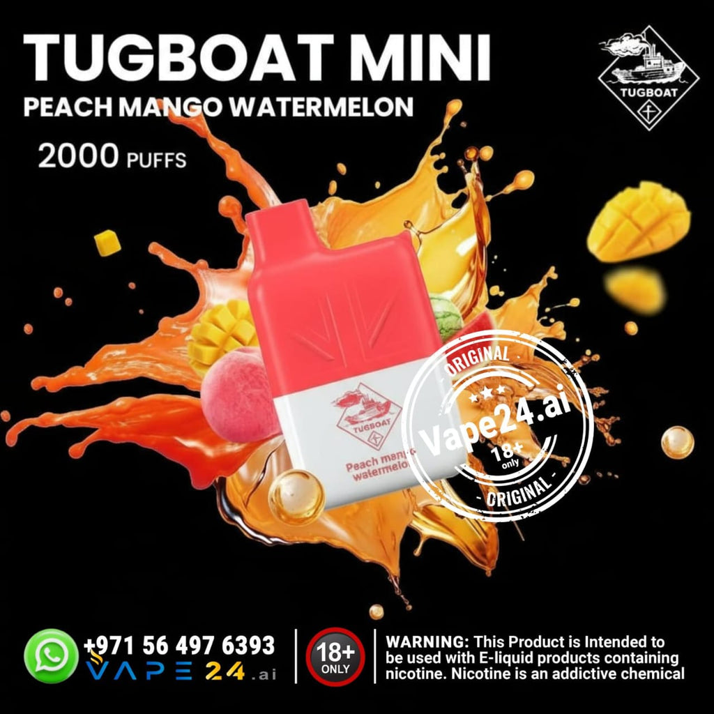 Tugboat Mini 2000 Puffs 2% Disposable Vape in UAE