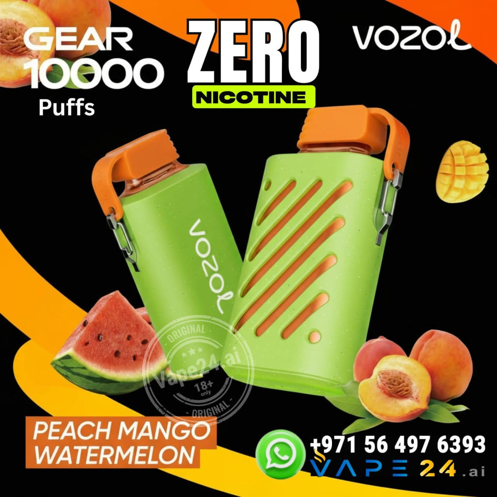 Vozol Gear 10000 Puffs Zero Nicotine (0%) Disposable Vape in Dubai