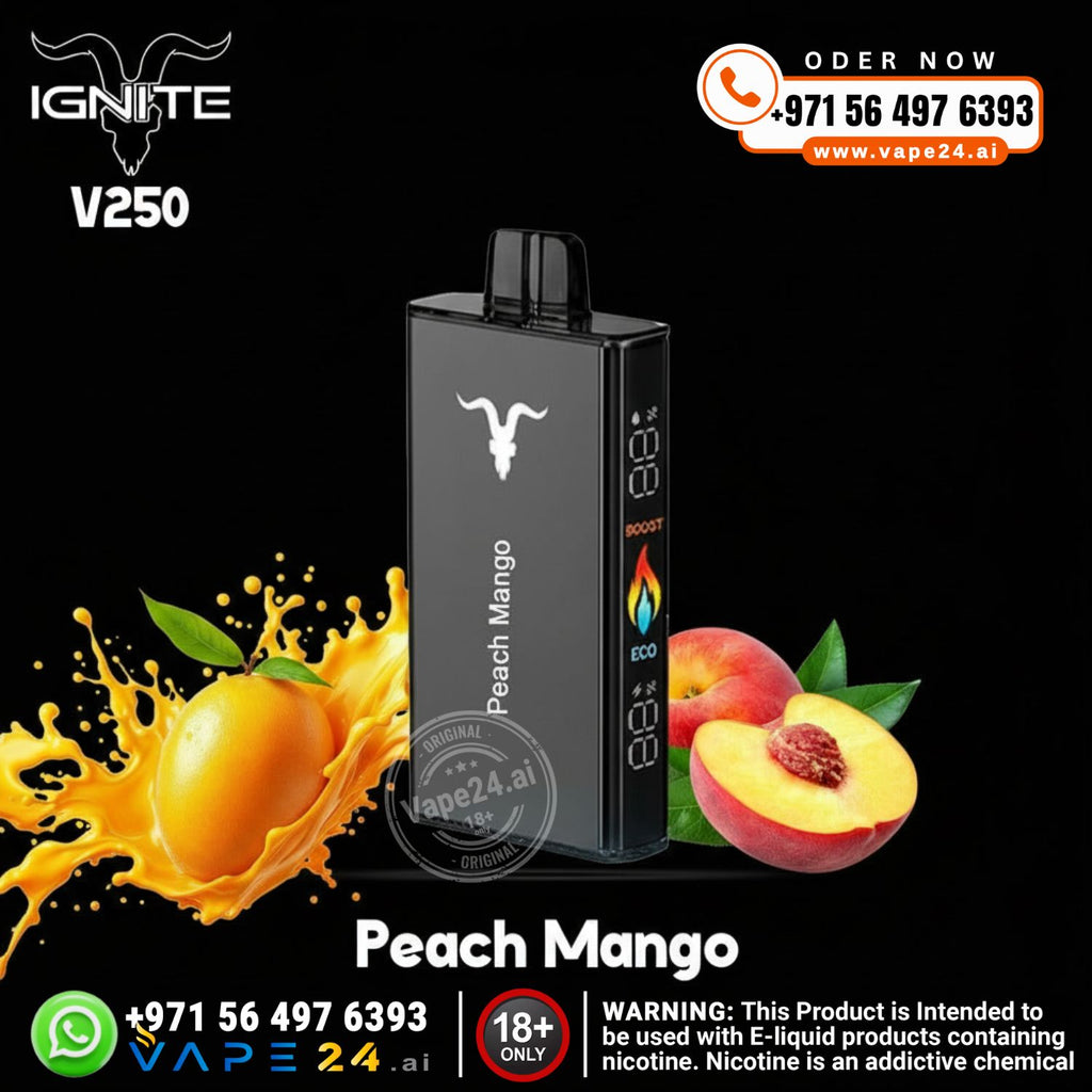 Ignite V250 25000 Puffs Vape 50mg Rechargeable Dubai vape24.ai Ignite V250 25000 Puffs Vape 50mg Rechargeable Dubai vape24.ai