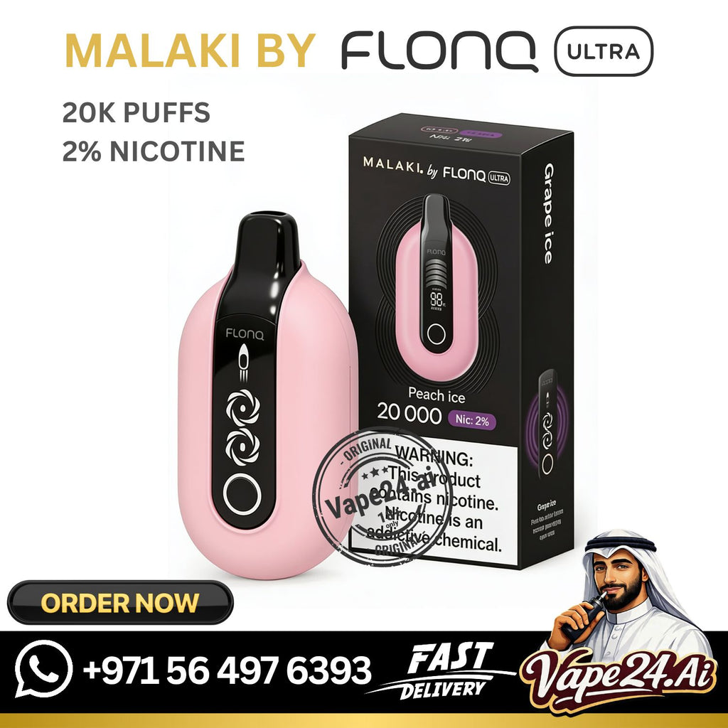 FLONQ Ultra 20000 Puffs Disposable Vape by MALAKI in Dubai, UAE