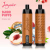 JOYAIR SHISHA 16000 Puffs Disposable Vape in Dubai – Buy Now Flavors: Peach Ice