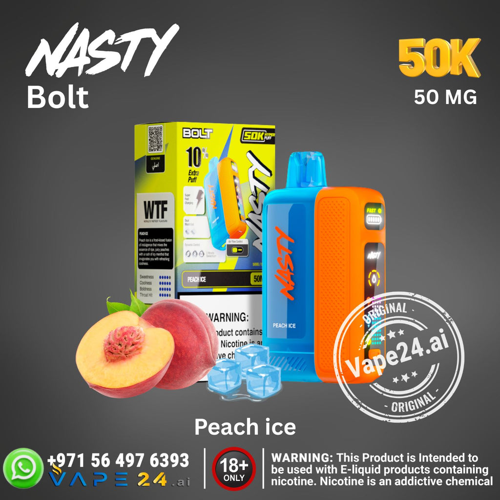 Nasty Bolt Hyperbeast 50K Puffs 50mg Disposable Vape in UAE