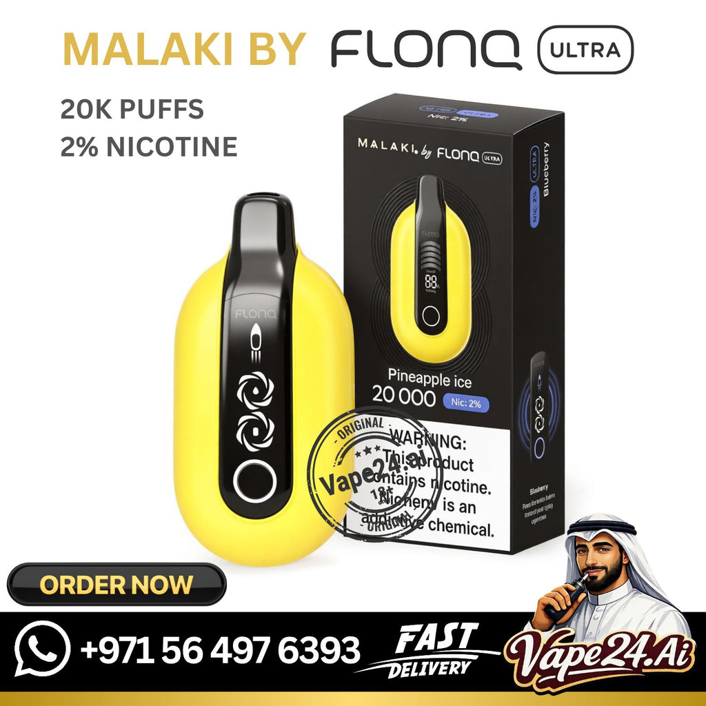 FLONQ Ultra 20000 Puffs Disposable Vape by MALAKI in Dubai, UAE