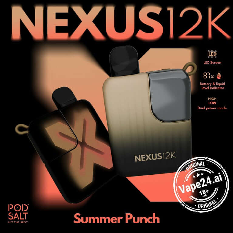 nexus vape flavors Buy Pod Salt Nexus 12000 Puffs Disposable Vape in Dubai UAE – vape24.ai