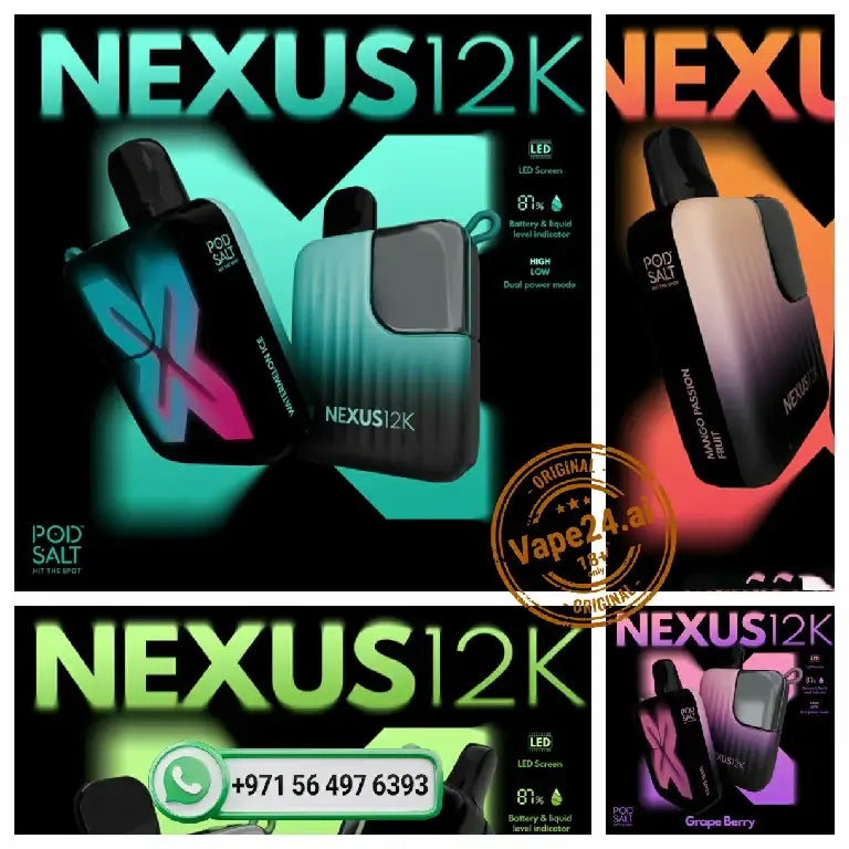 Buy Pod Salt Nexus 12000 Puffs Disposable Vape in Dubai UAE vape24.ai Buy Pod Salt Nexus 12000 Puffs Disposable Vape in Dubai UAE vape24.ai