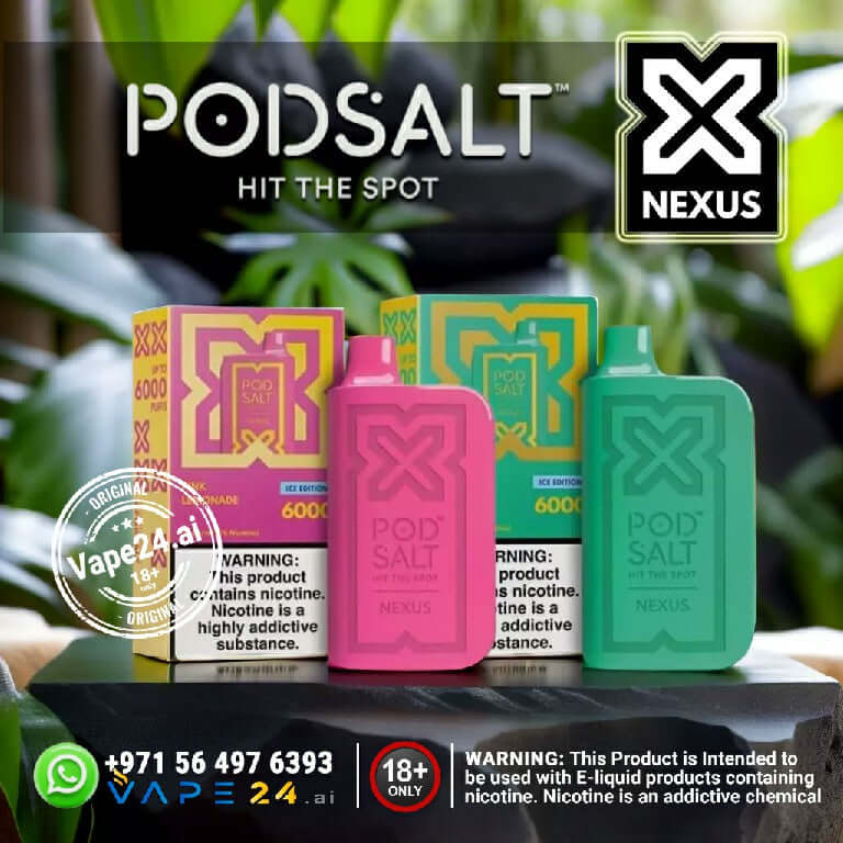 Pod Salt Nexus 6000 Puffs 20mg Disposable Vape - Dubai UAE 