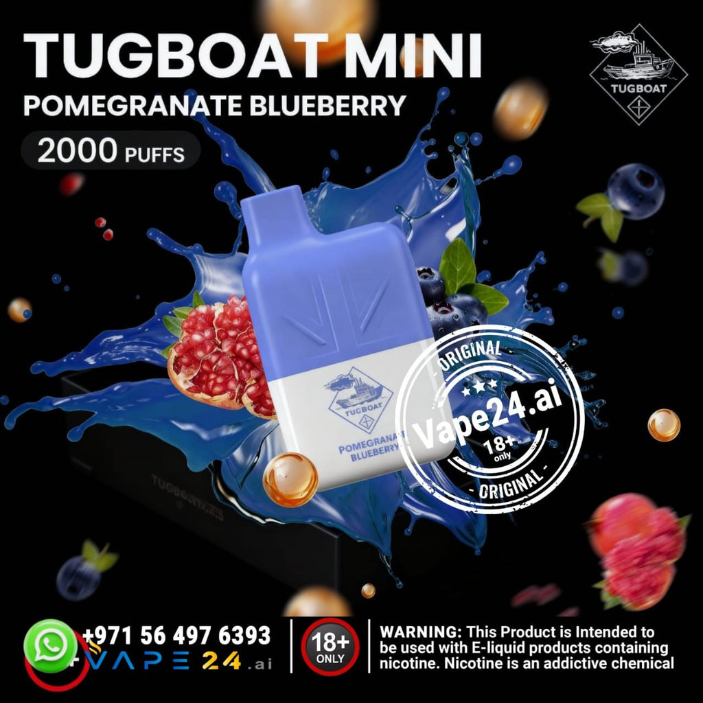 Tugboat Mini 2000 Puffs 2% Disposable Vape in UAE