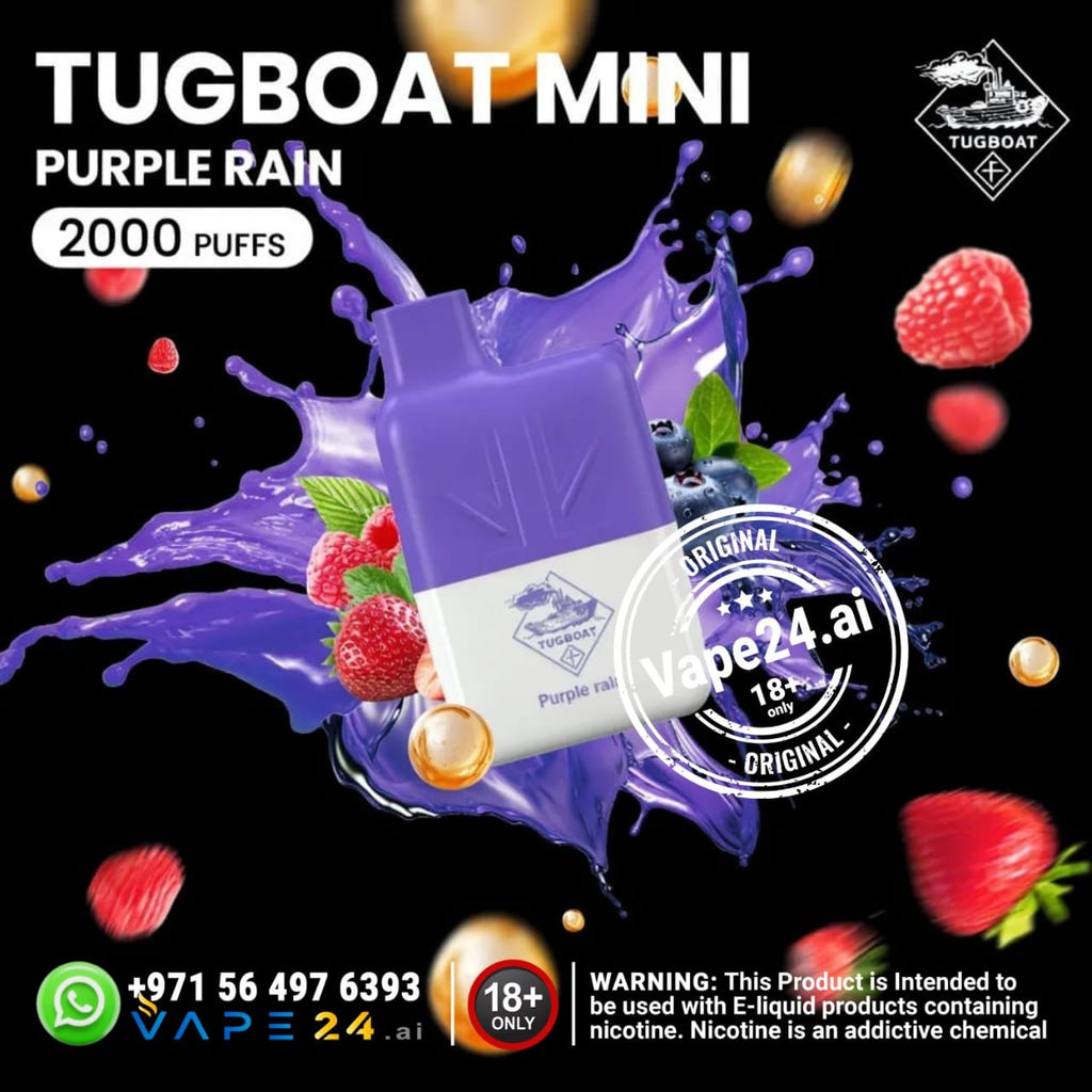 Tugboat Mini 2000 Puffs 2% Disposable Vape in UAE