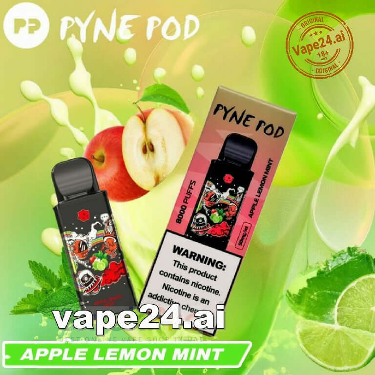 Pyne Pod Replaceable Pod 8000 Puffs - Buy in UAE vape24.ai Pyne Pod Replaceable Pod 8000 Puffs - Buy in UAE vape24.ai