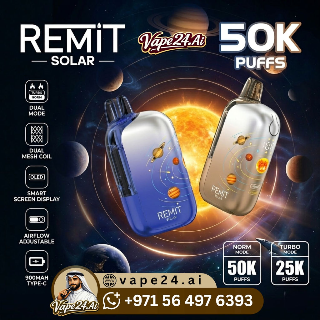 REMIT Solar 50000 Puffs Disposable Vape in Dubai UAE