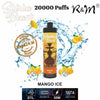 R&M Shisha Beast 20000 Puffs Disposable Vape Mango Ice Flavor in Dubai - Order 10% Off, Free Delivery over 499 AED UAE