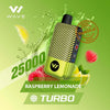 Wave Turbo 25,000 Puffs Disposable Vape – Buy in UAE Flavors: Raspberry Lemonade