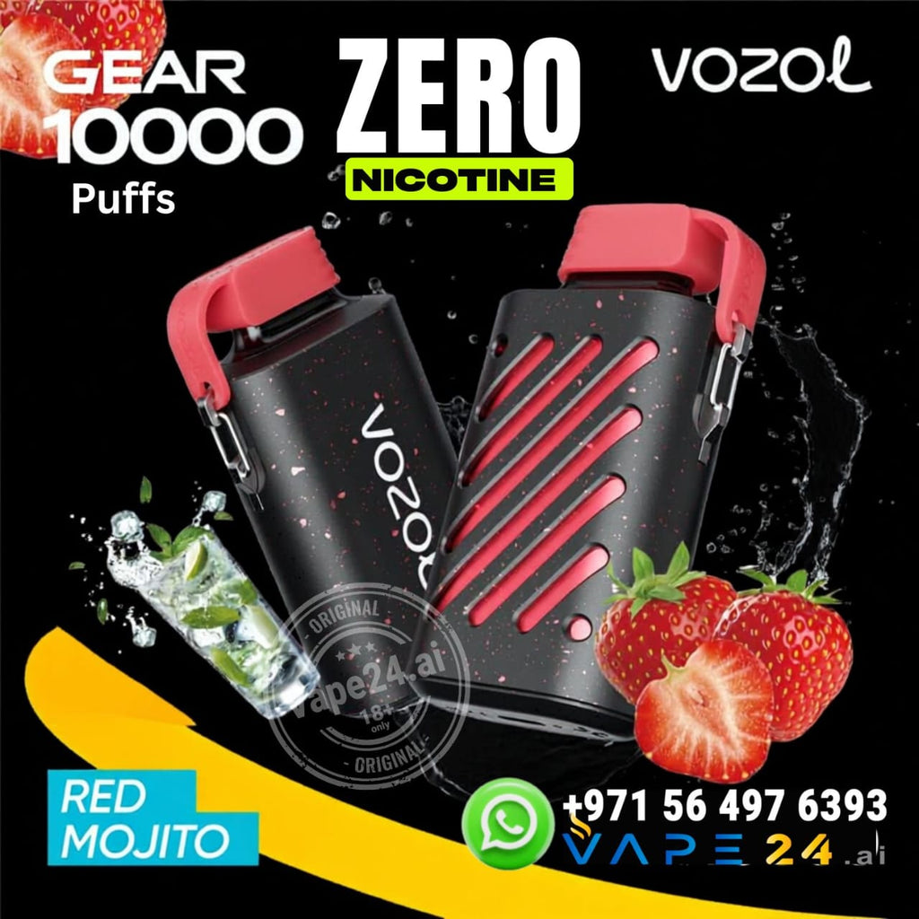 Vozol Gear 10000 Puffs Zero Nicotine (0%) Disposable Vape in Dubai