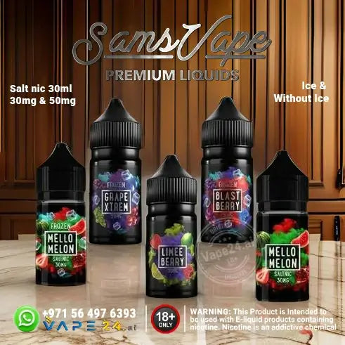 SAM VAPES Salt Nicotine 30ml E-Liquid | Dubai Flavors: Berry Crash