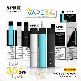 Buy SPRK Vapor Device for Myle V4 in Dubai | Vape24.aiStyle: Classic Silver