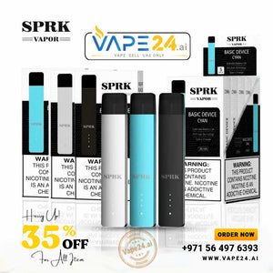 Buy SPRK Vapor Device for Myle V4 in Dubai | Vape24.aiStyle: Classic Silver