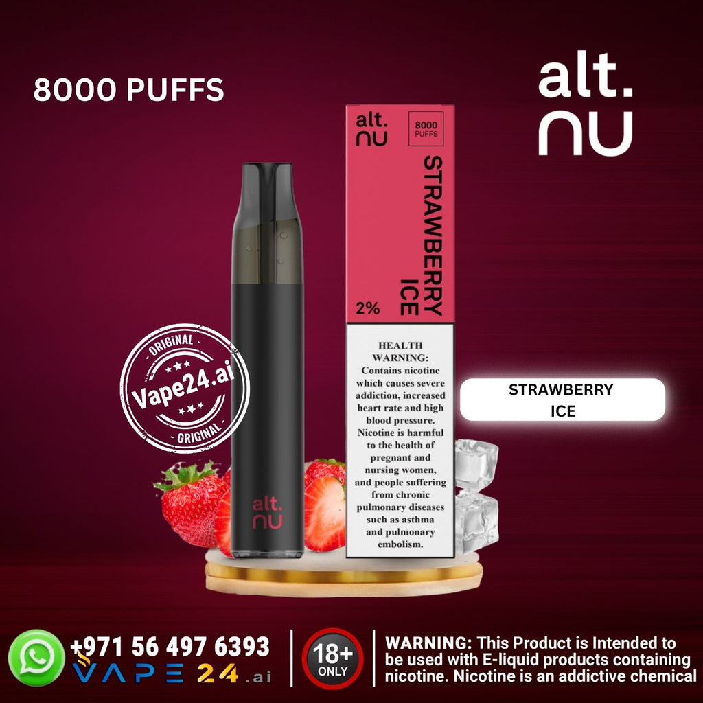 ALT NU 7 8000 Puffs Disposable Vape  2% in Dubai UAE