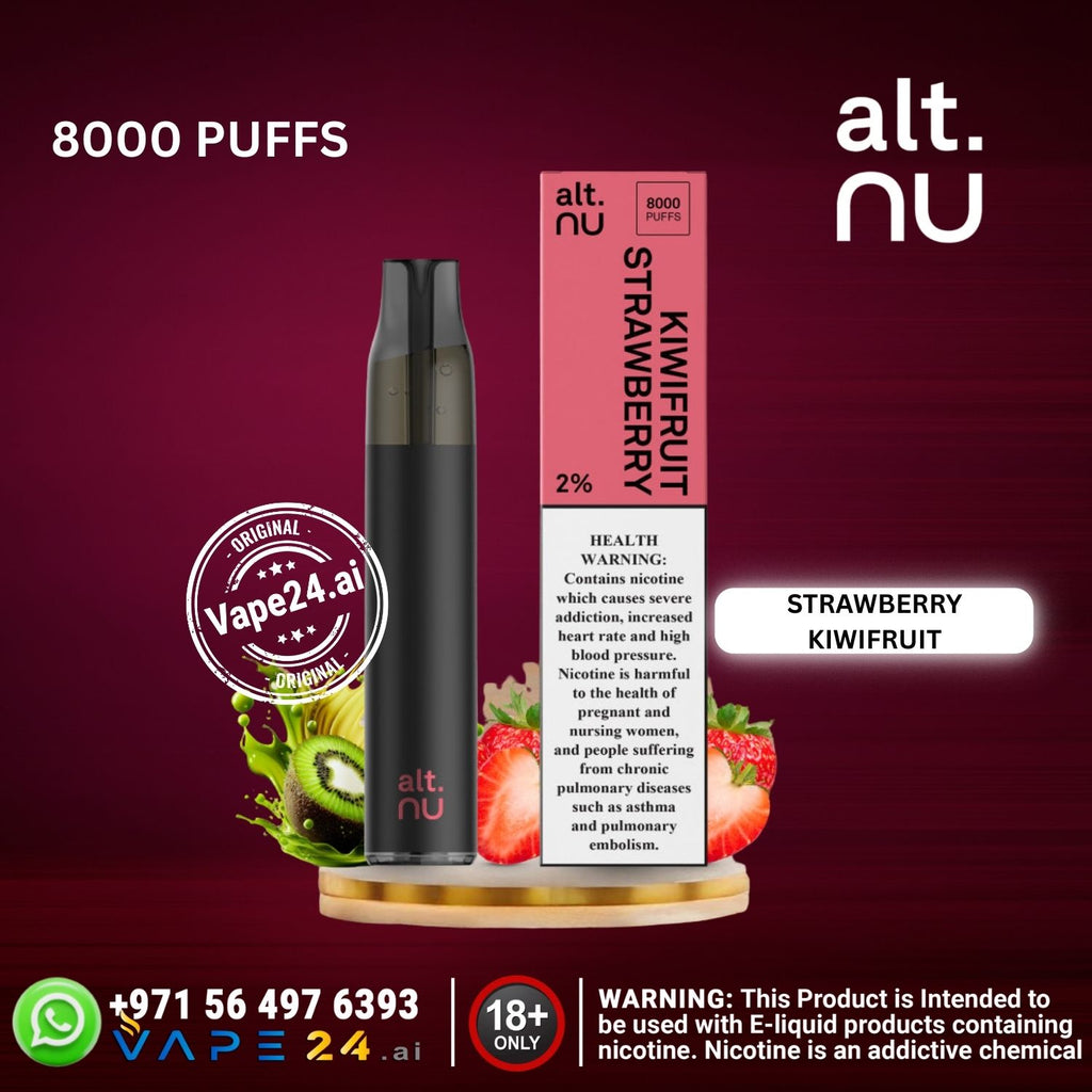 ALT NU 7 8000 Puffs Disposable Vape  2% in Dubai UAE