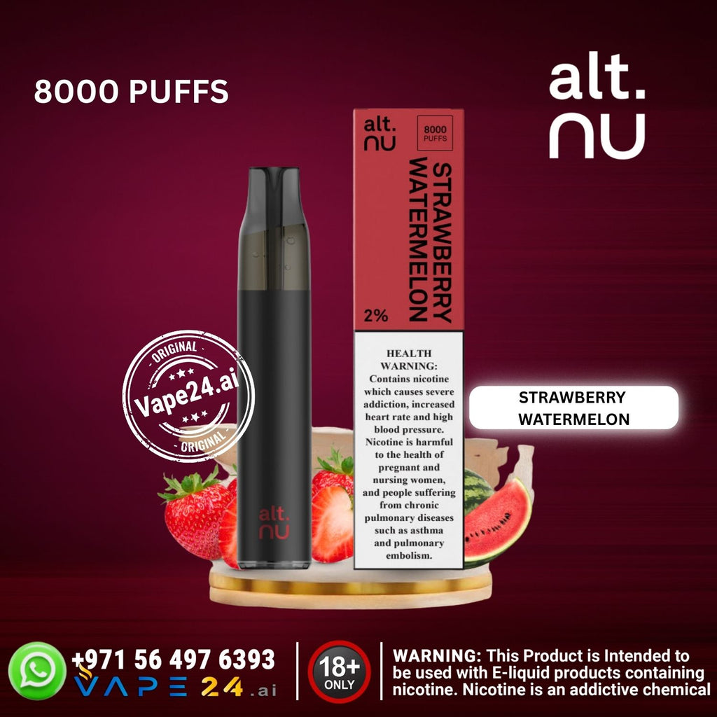 ALT NU 7 8000 Puffs Disposable Vape  2% in Dubai UAE