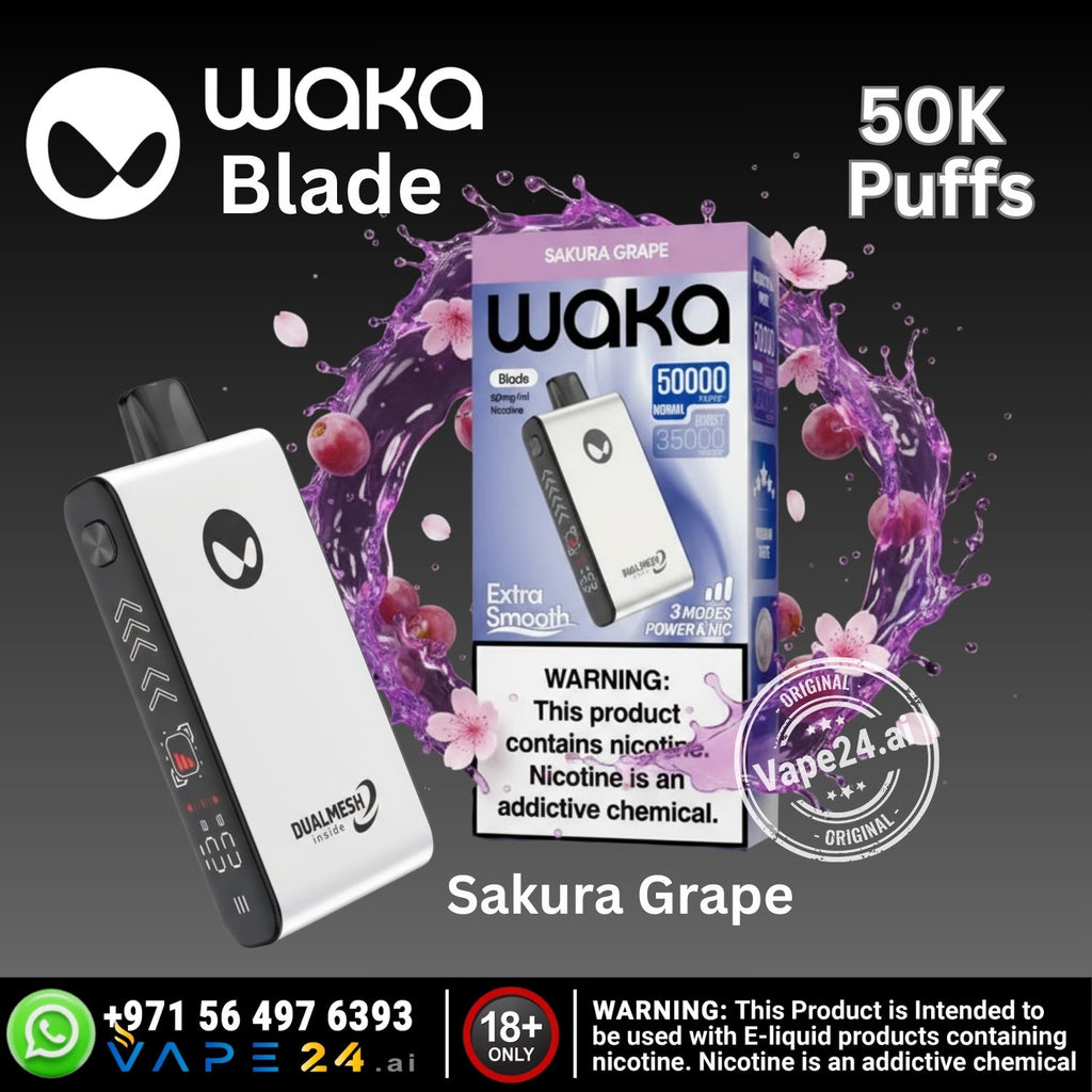 Waka Blade 50000 Puffs Disposable Vape – High Puff Device in UAE
