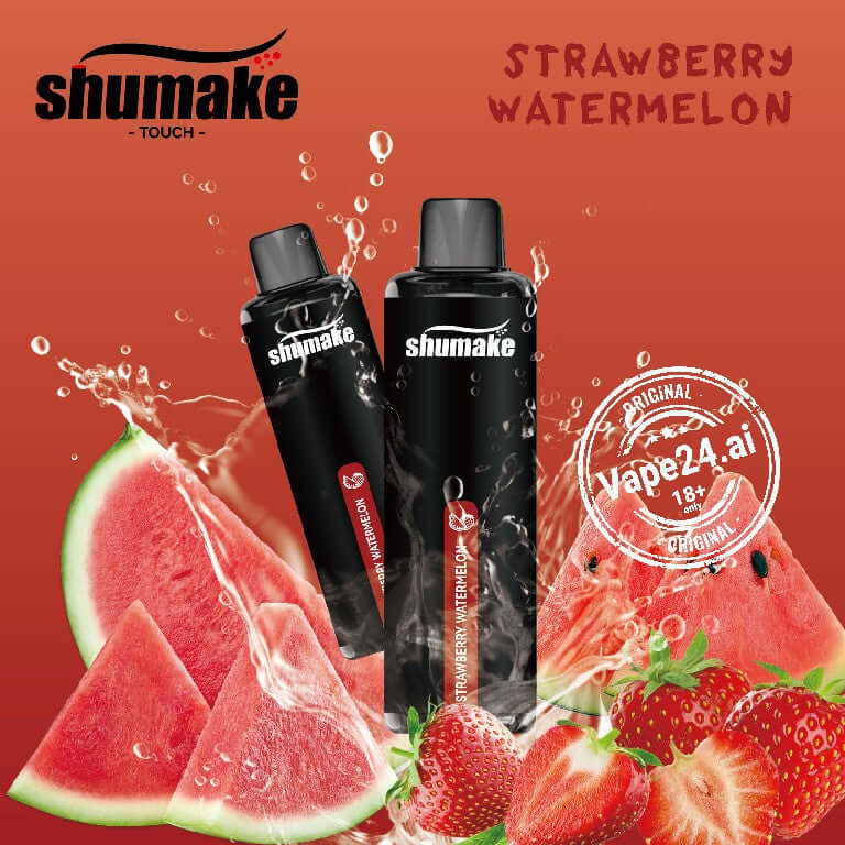 Shumake Touch 15000 Puffs Disposable Vape UAE Flavors ::: Strawberry Watermelon