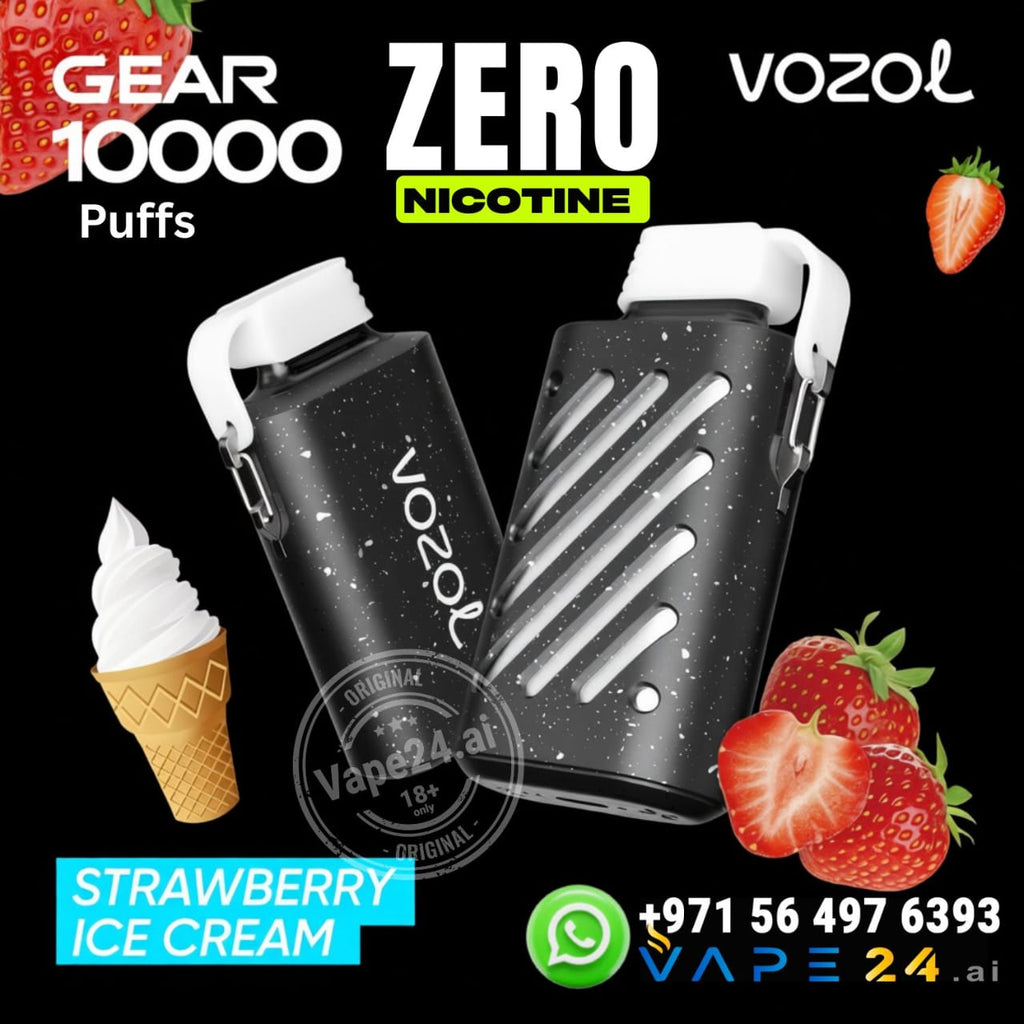 Vozol Gear 10000 Puffs Zero Nicotine (0%) Disposable Vape in Dubai