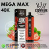 Al-Fakher-Crown-Bar-Mega-Max-40k-Puffs-Strawberry-Punch