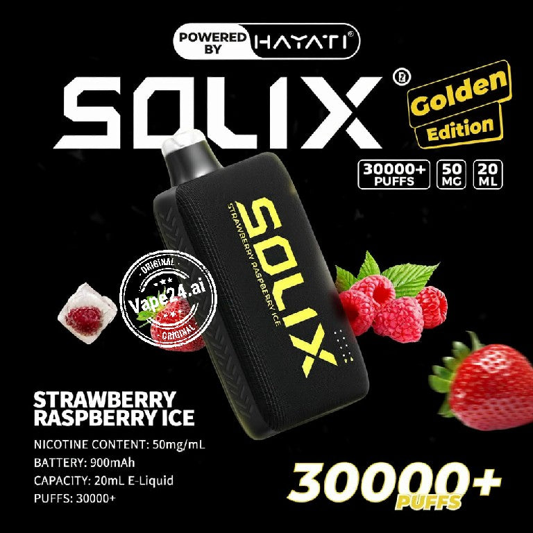 Hayati Solix 30000 Puffs Golden Edition Disposable Vape  in Dubai UAE
