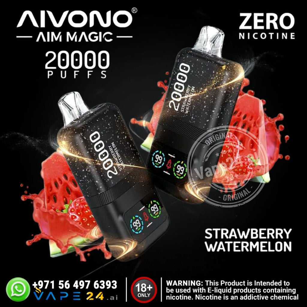 AIVONO AIM MAGIC 20000 Puffs Disposable Vape – 0% Nicotine in Dubai