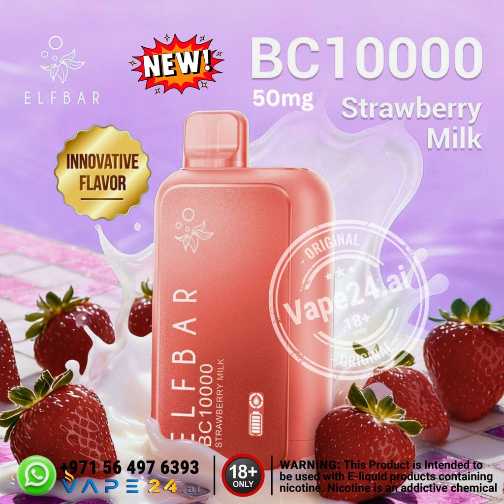 New Elfbar BC 10000 Puffs Disposable Vape 5% in Dubai