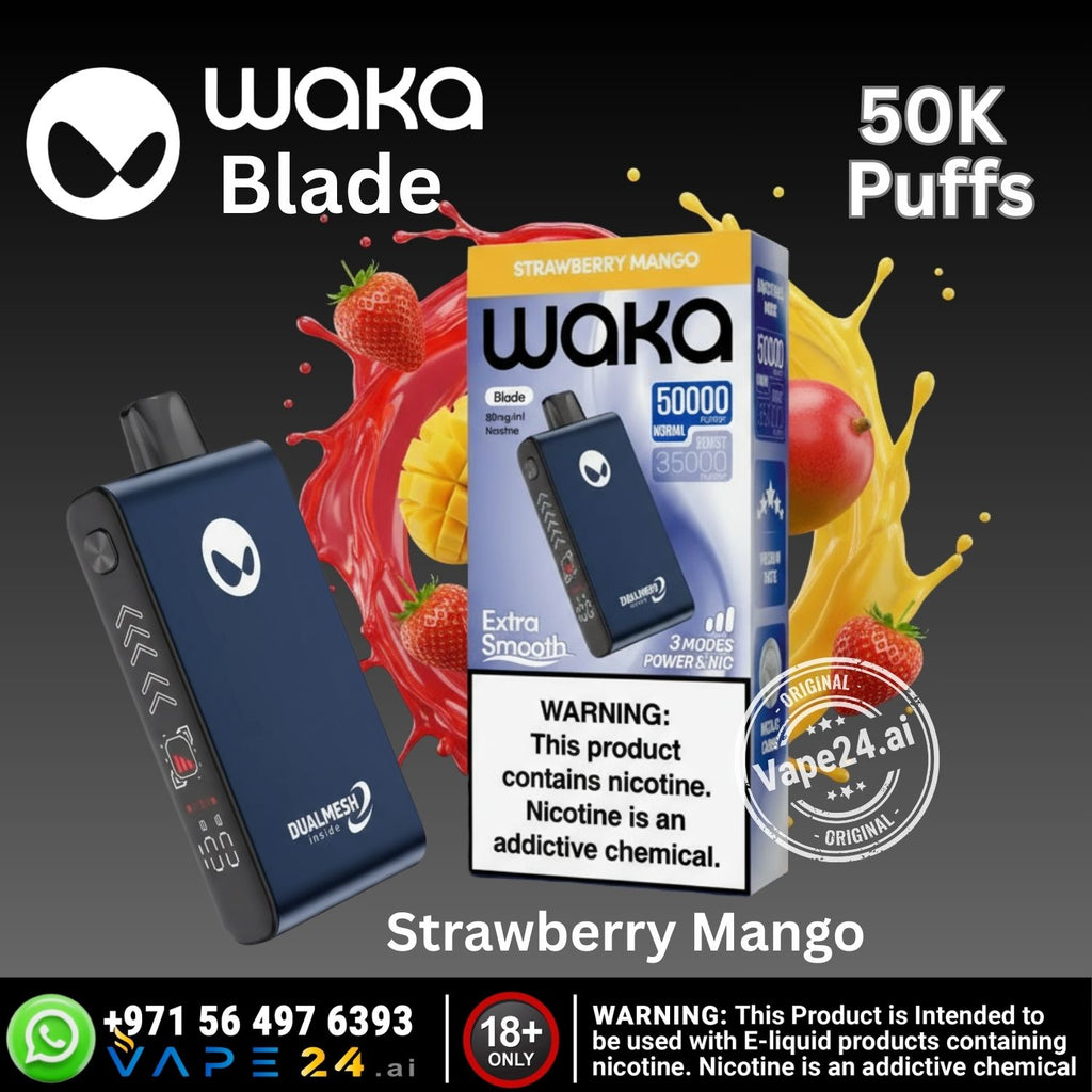 Waka Blade 50000 Puffs Disposable Vape – High Puff Device in UAE