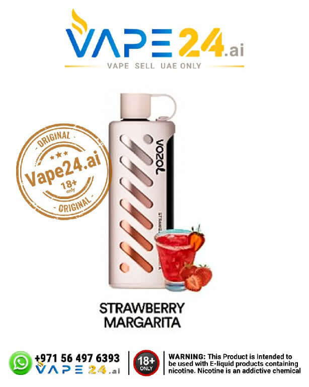 Vozol Gear Shisha 25000 Puffs Disposable Vape in Dubai Flavors: Strawberry Margarita