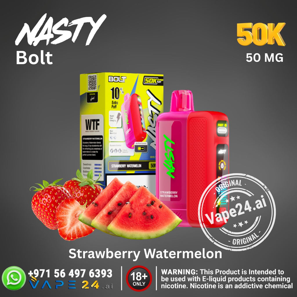 Nasty Bolt Hyperbeast 50K Puffs 50mg Disposable Vape in UAE