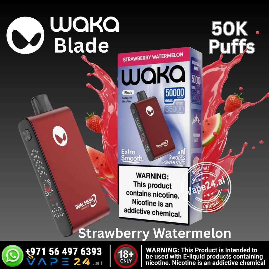 Waka Blade 50000 Puffs Disposable Vape – High Puff Device in UAE