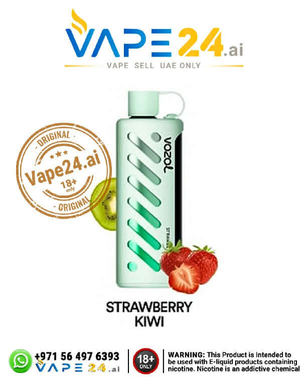 Vozol Gear Shisha 25000 Puffs Disposable Vape in Dubai Flavors: Strawberry kiwi