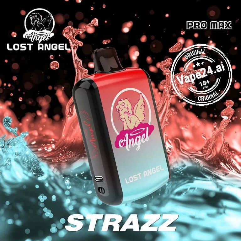 Lost Angel Pro Max 20000 Puffs Vape - Dubai, UAE Flavors: Strazz