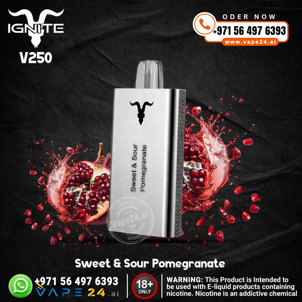Ignite V250 25000 Puffs Vape 50mg Rechargeable Dubai vape24.ai Ignite V250 25000 Puffs Vape 50mg Rechargeable Dubai vape24.ai