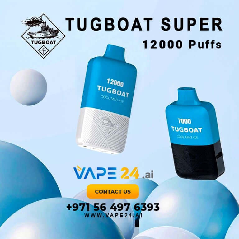 Tugboat Super 12000 Puffs - Best Price in DubaiFlavors-: Black Mamba