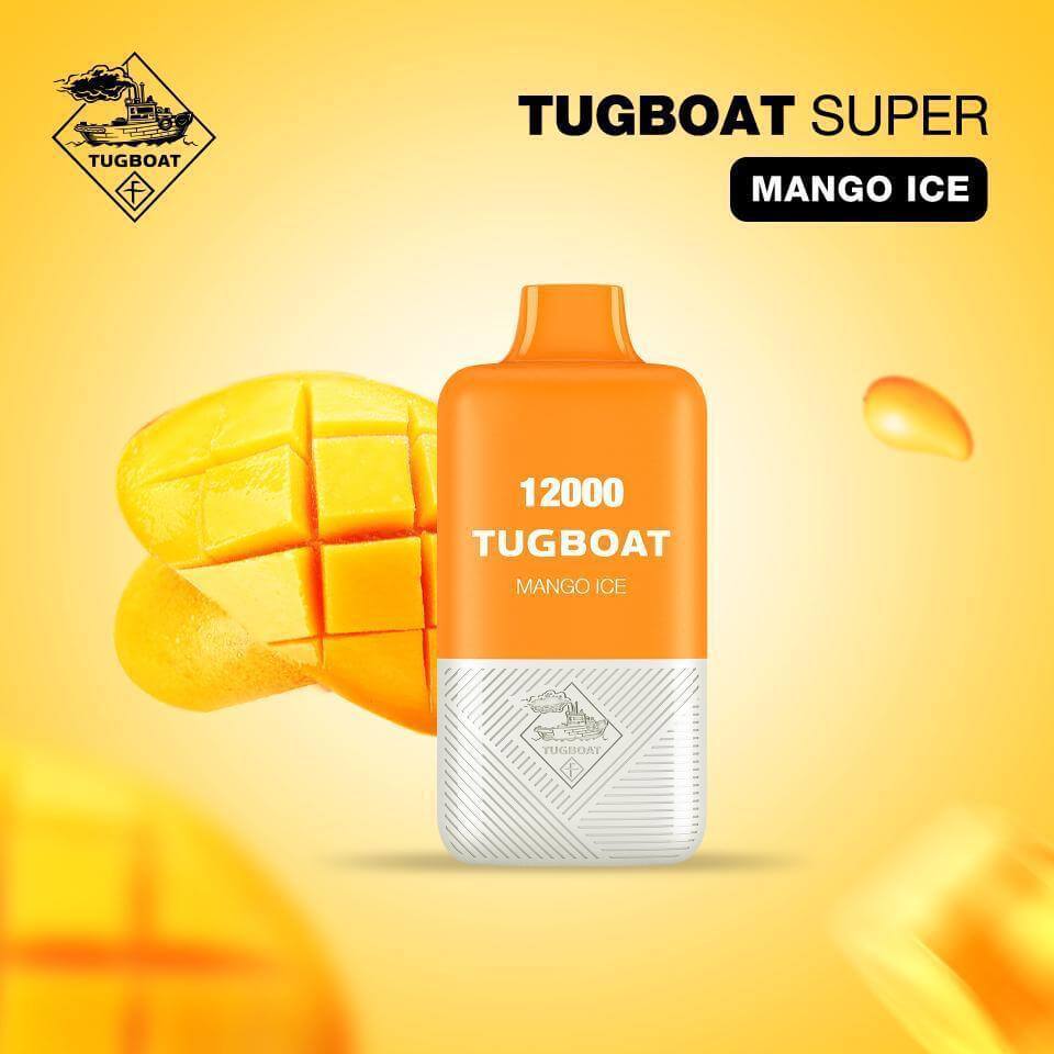 Tugboat Super 12000 Puffs - Best Price in DubaiFlavors-: Mango Ice