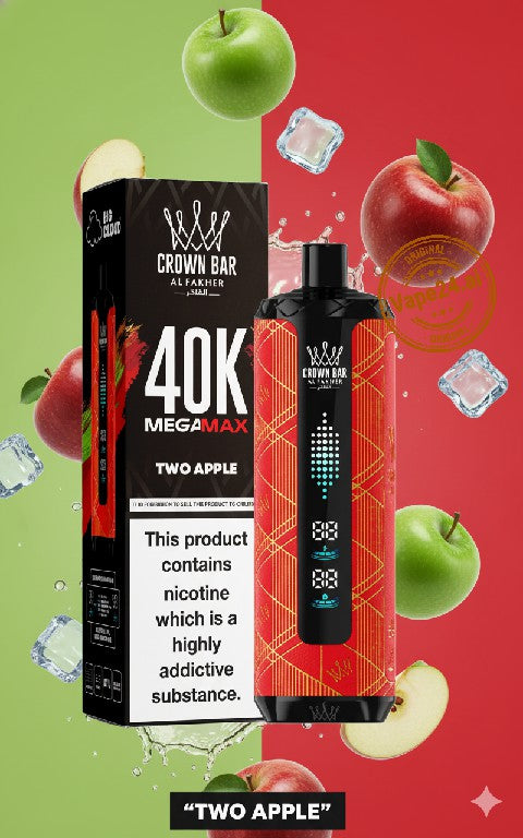 Al Fakher Crown Bar Mega Max 40k Puffs DTL Disposable Vape in Dubai