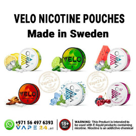Order VELO Nicotine Pouches Made in Sweden - Best Price in DubaiFlavors ::: Blushy Berry 6mg
