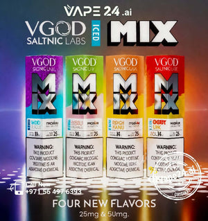 New VGOD Iced Mix Series Saltnic 30ml in Dubai Flavors-: ICED Blue Razz