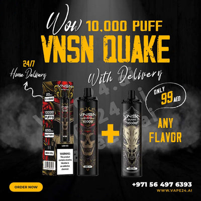 Exclusive VNSN Quake 10000 Puffs Deal in DubaiFlavors-: GUMMY BEAR