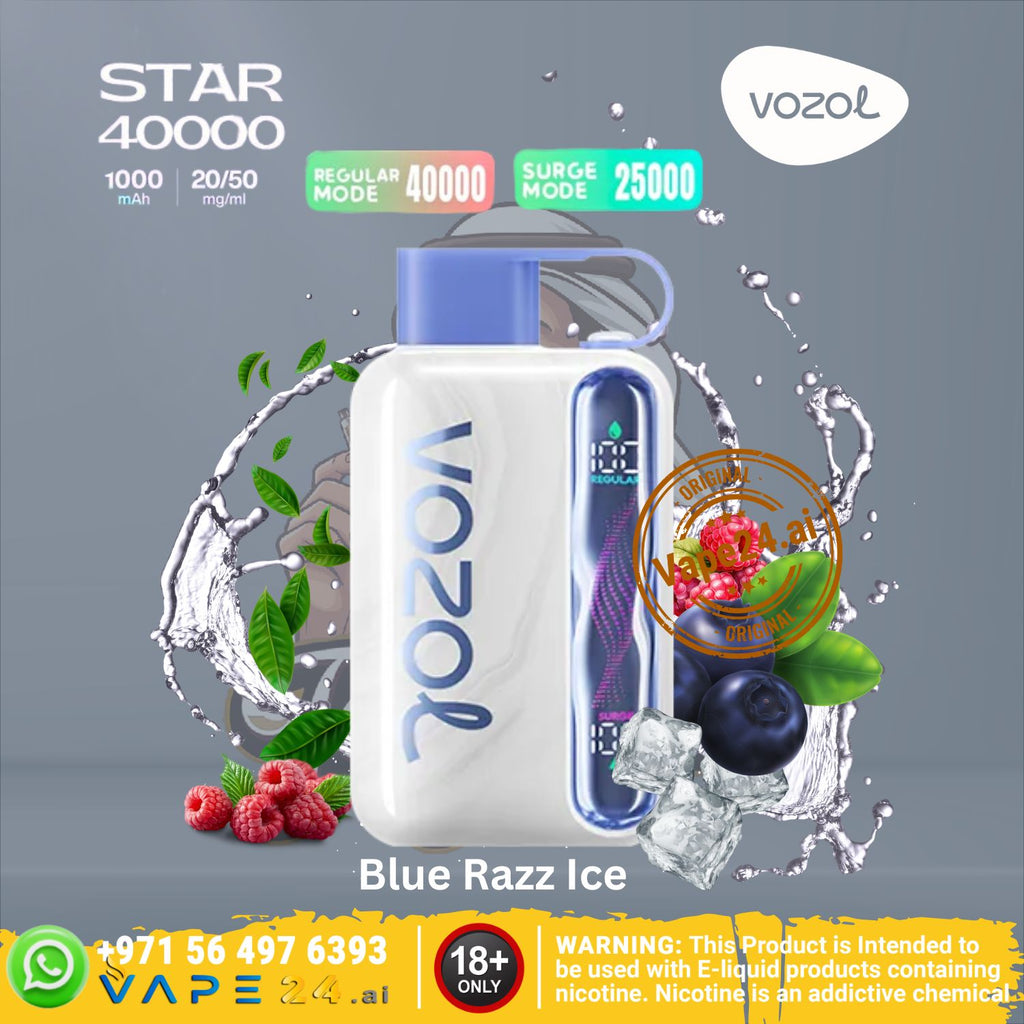 Vozol Star 40000 Puffs Disposable Vape – 20/50mg in Dubai
