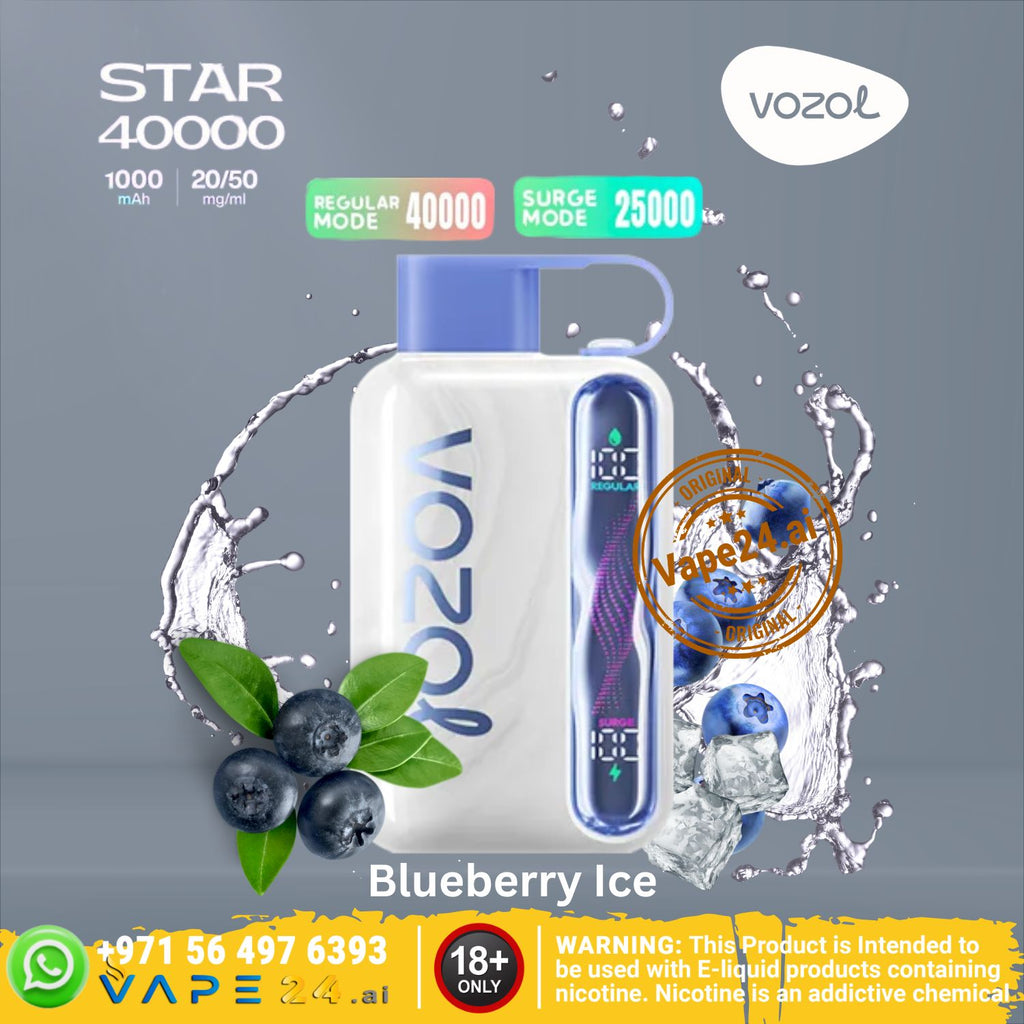 Vozol Star 40000 Puffs Disposable Vape – 20/50mg in Dubai